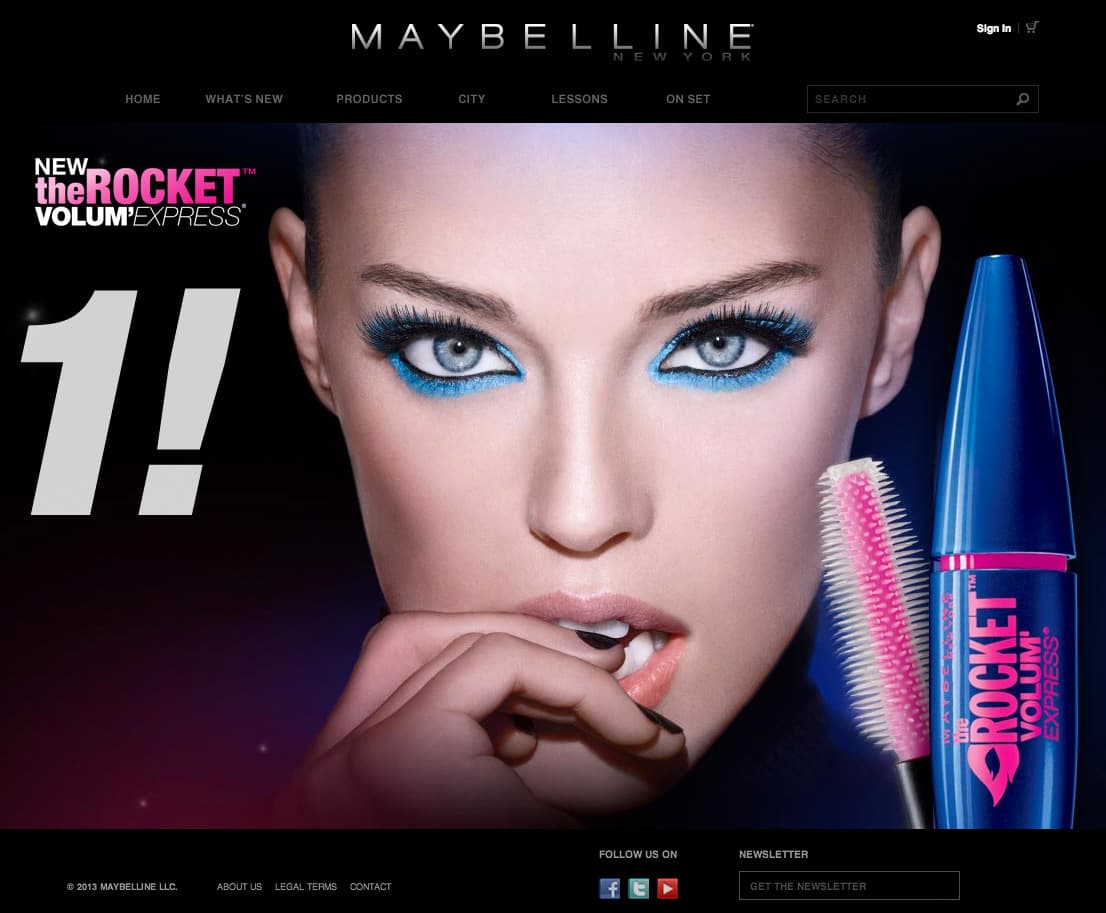 Final CGI render of Maybelline Rocket mascara brush with lighting effects